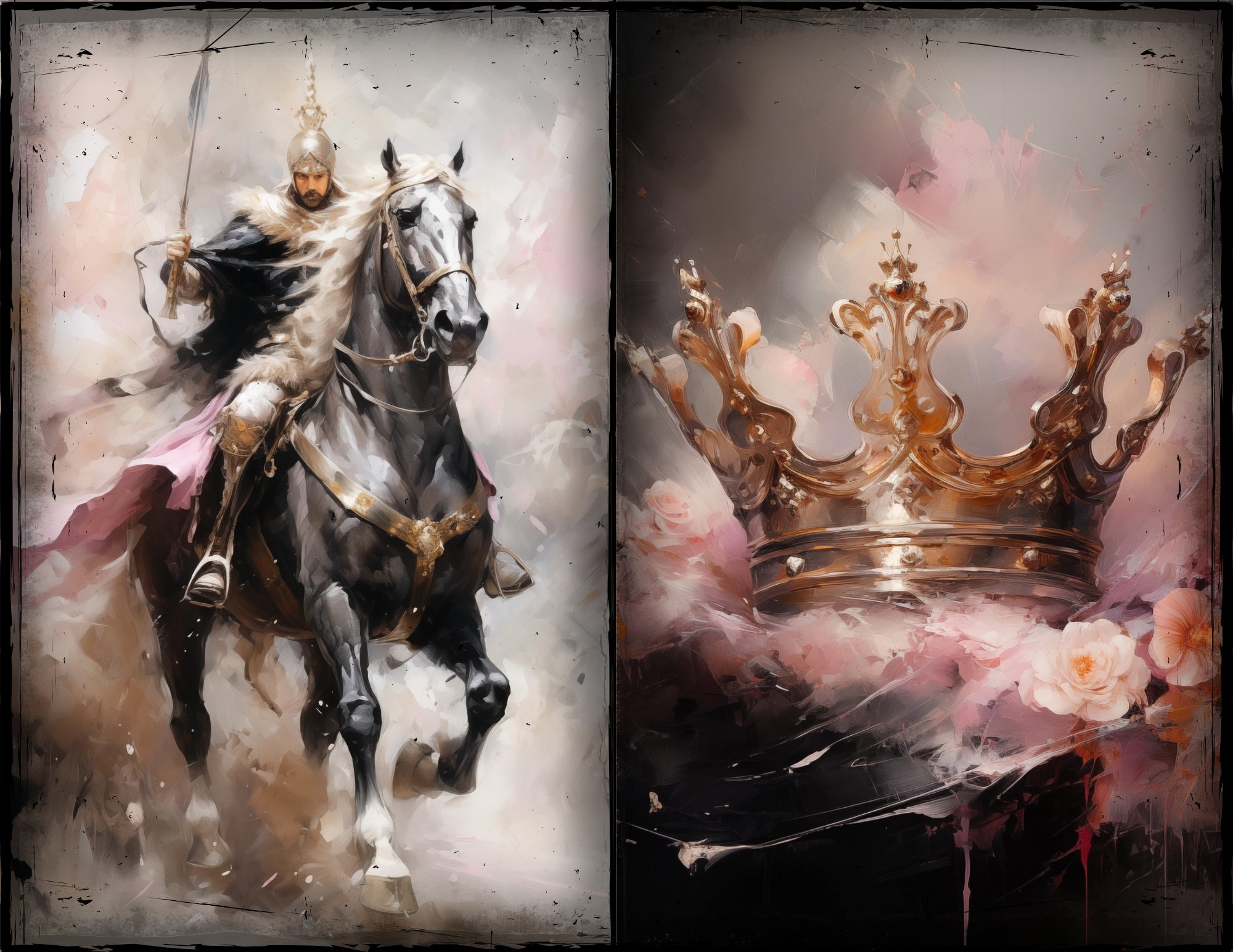 LunicArtDesign Victorian style material paper 5.5 x 8,5 inches 20 different sheets