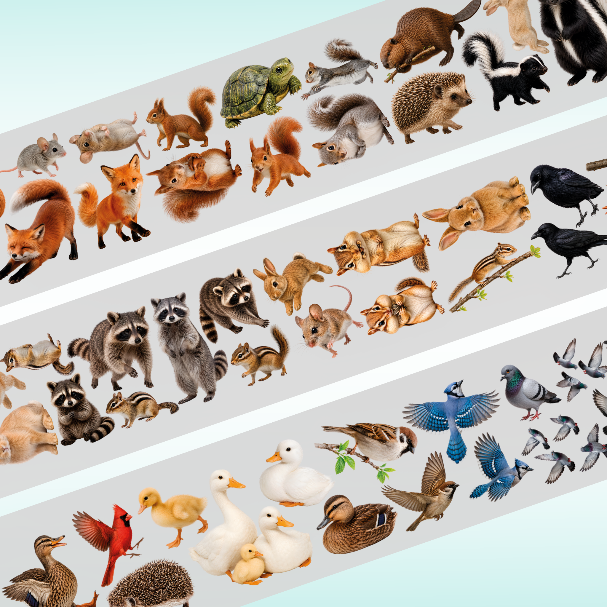 The Ripley Journals Animals PET Tape 7cm x 1.25m
