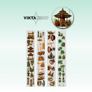 Viktashop Asian Theme PET Tape 9cm x 2.5m