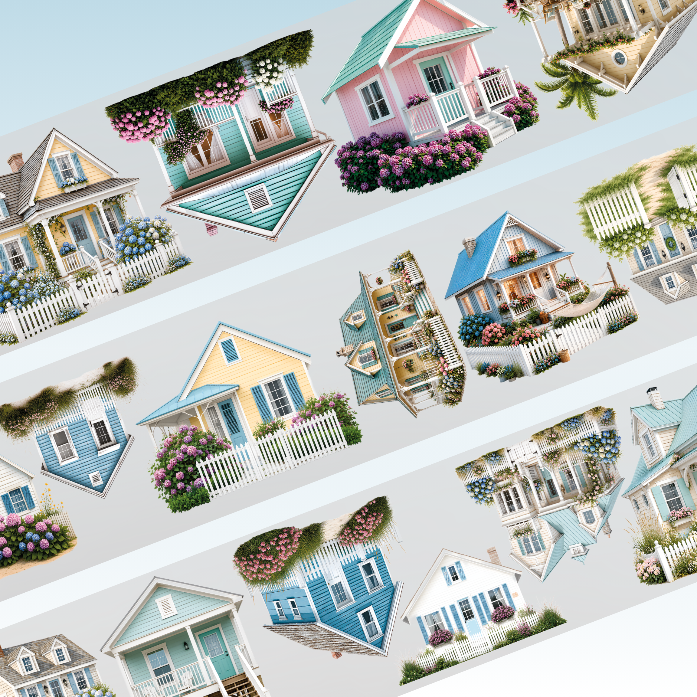 Kittys Journal Beach House PET Tape 9cm x 1.25m