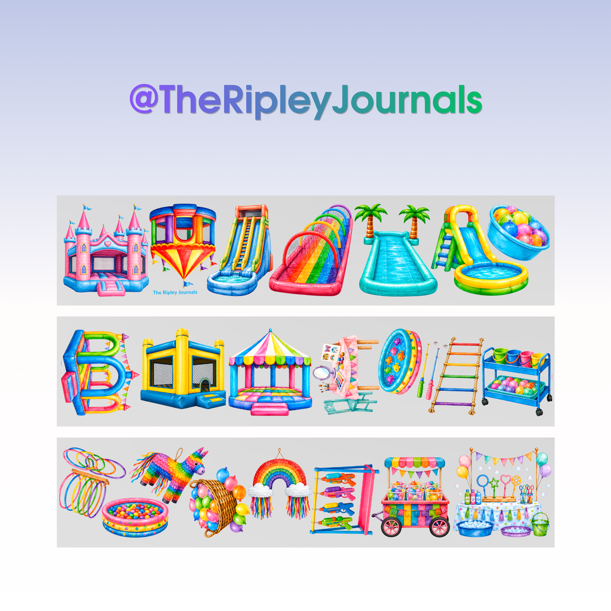The Ripley Journals Birthday Party Elements PET Tape 8cm x 1,25m
