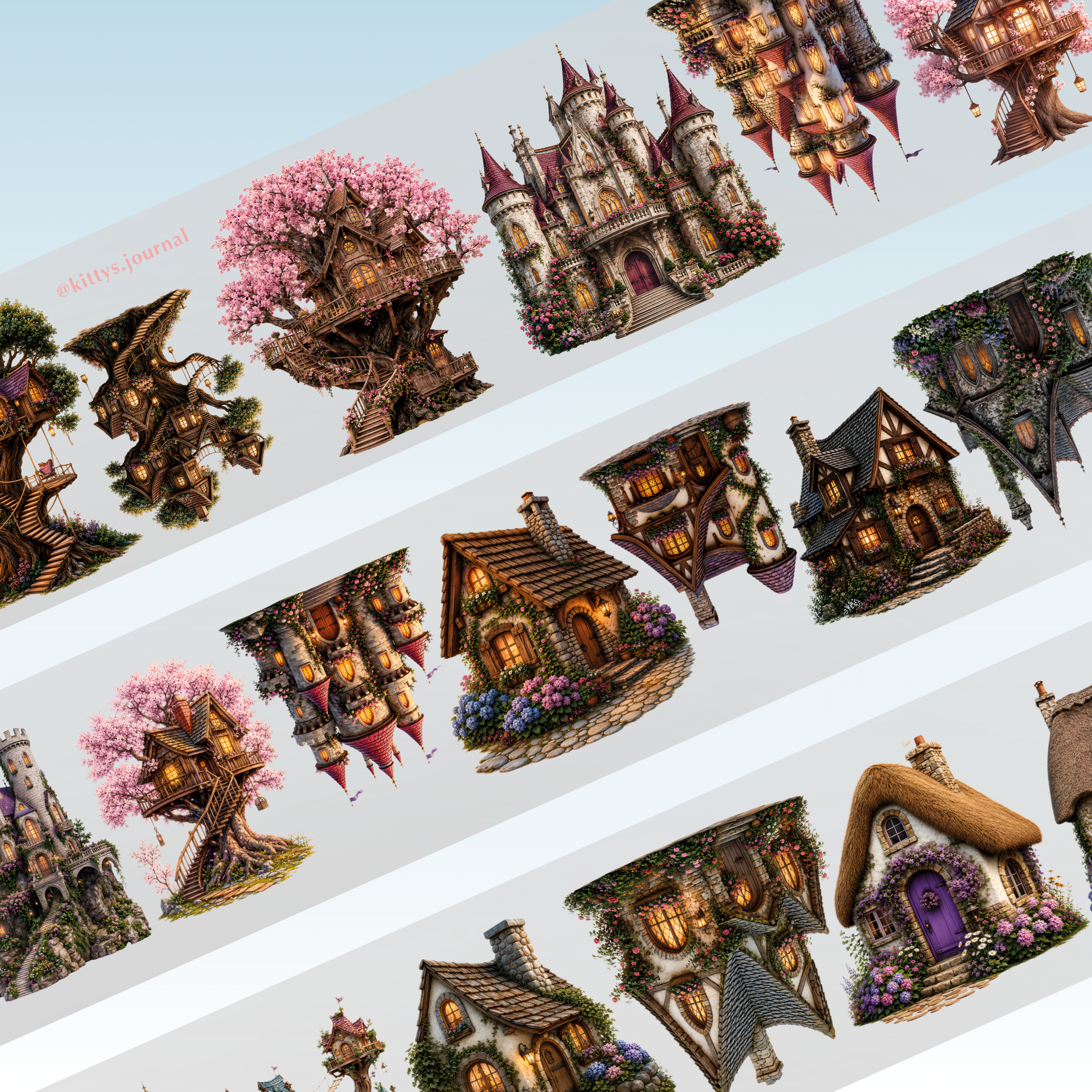 Kittys Castle PET Tape 9cm x 1.25m