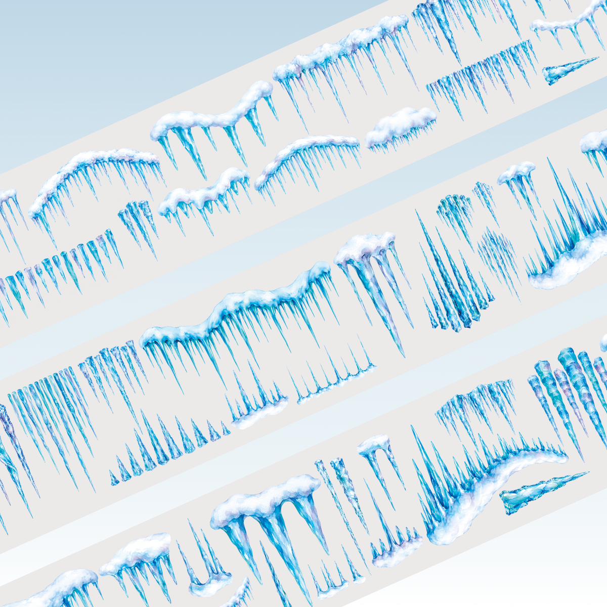 Viktashop Icicles PET Tape 6cm x 1m