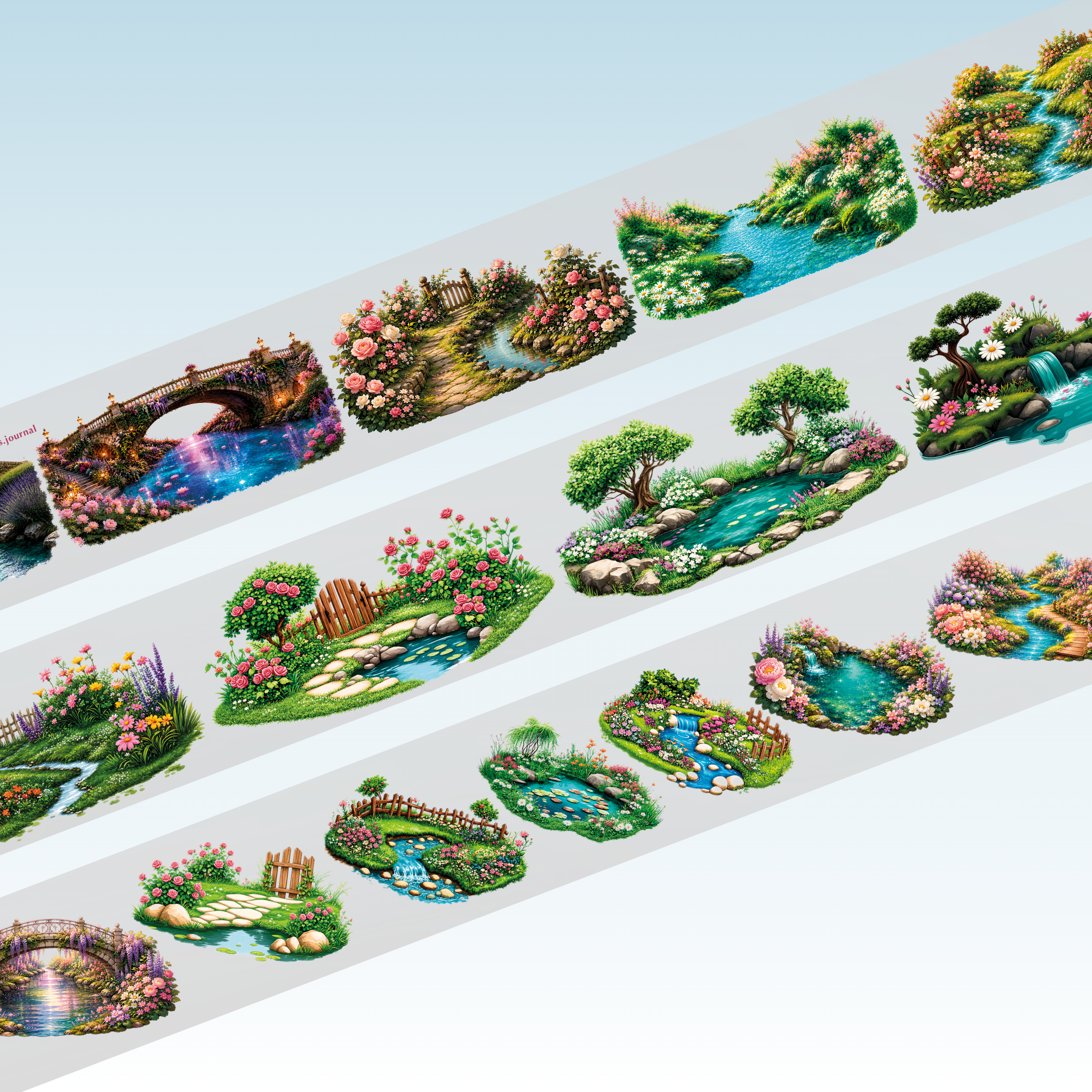 Kittys Journal Landscapes PET Tape 9cm x 2.5m