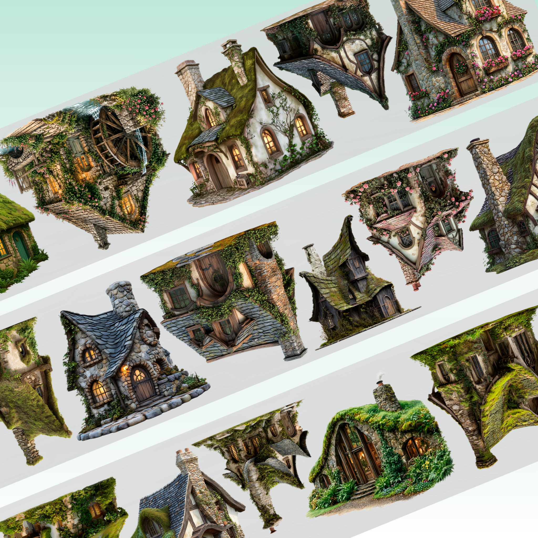 Viktashop Magic House PET Tape 9cm x 1.25m