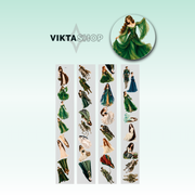 Viktashop Medieval Characters PET Tape 9cm x 2.5m
