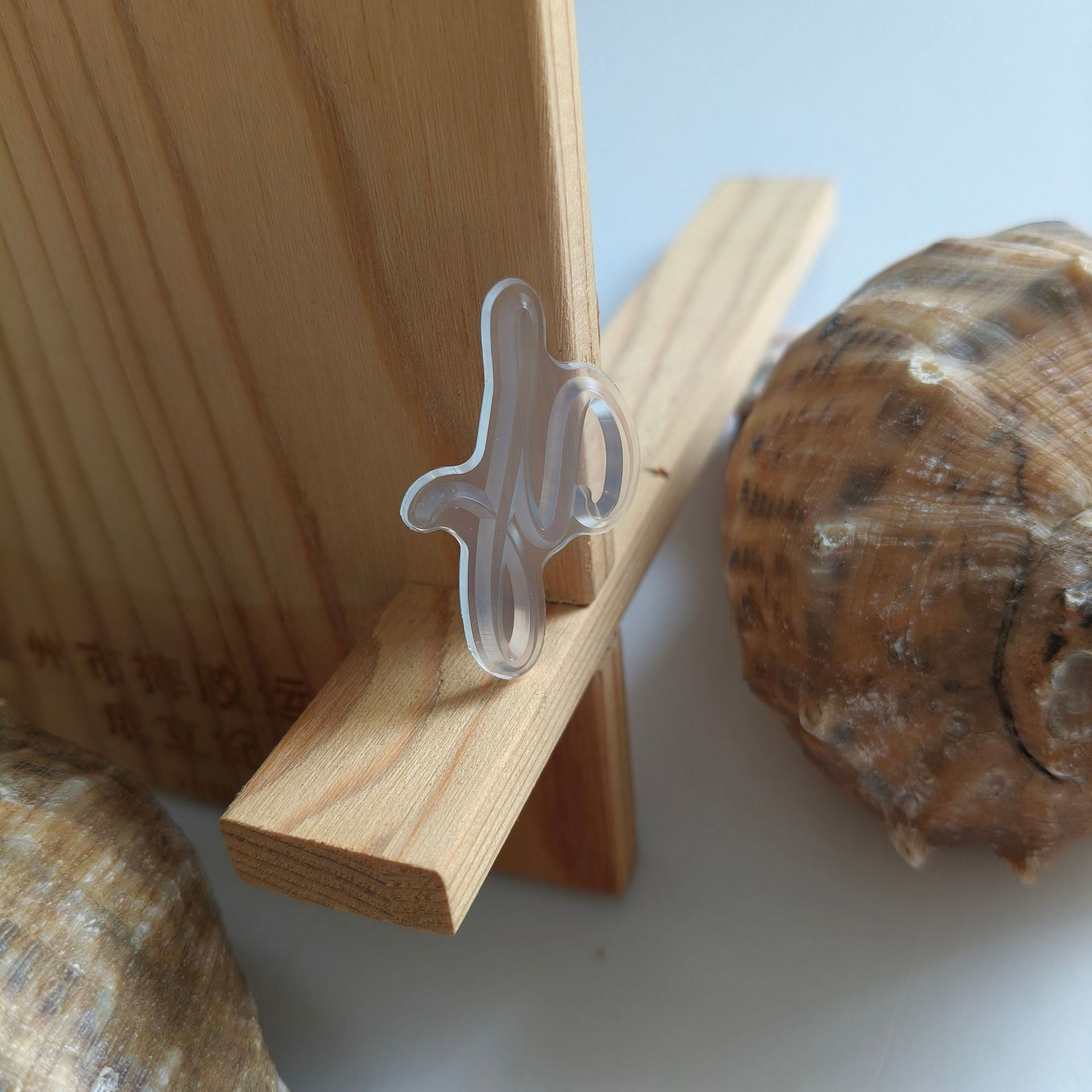Small English Letters Transparent Silicone Stamp - ViktaShop