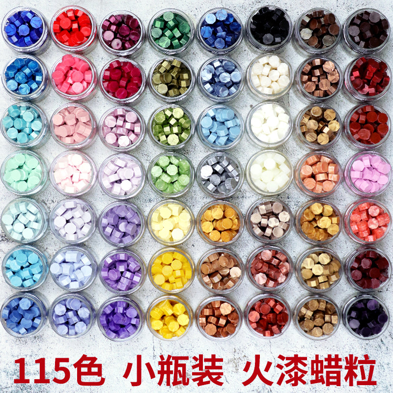 European-Style Fire Paint Sealing Wax – 124 Colors, 23g (Aluminum Lid) - ViktaShop