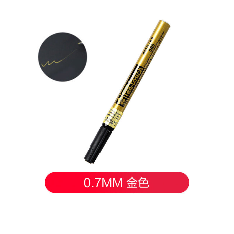 Cherry Blossom White, Gold & Silver Paint Marker Set – High Gloss Art Pens - ViktaShop
