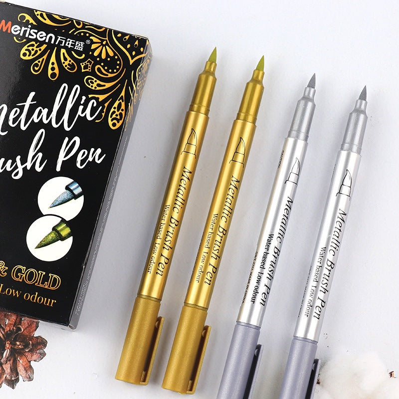 Metallic Color Craft Pen – High-Gloss Gold Signature Marker for Weddings & Holidays - ViktaShop