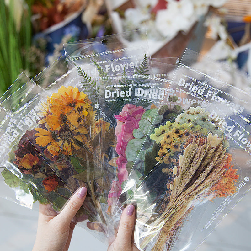 Large PET Flower Stickers for Scrapbooking - ViktaShop