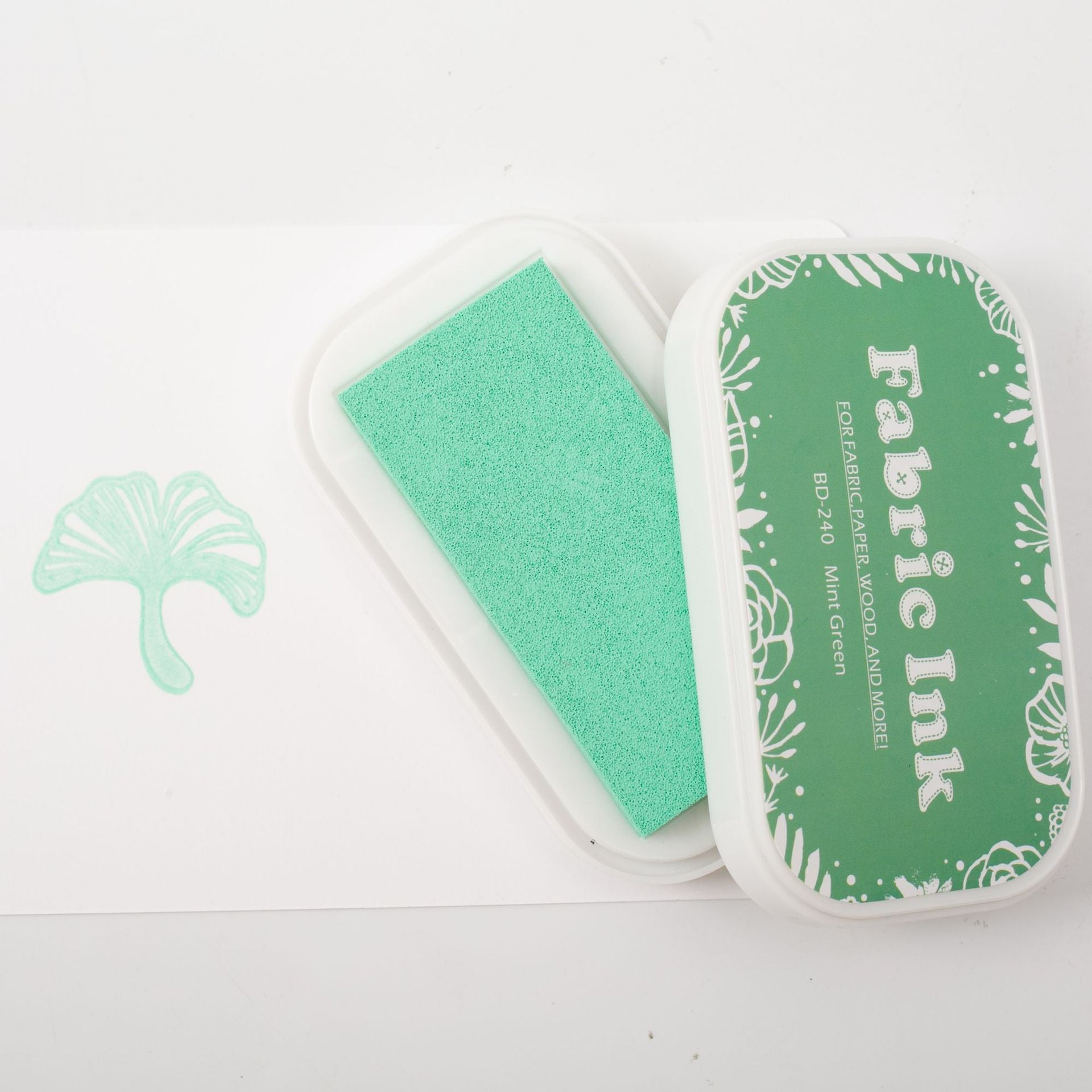 Retro BD Cloth Ink Pad Box, Multi-Use Sponge Printing Table - ViktaShop