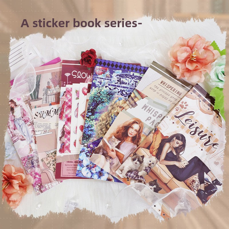 Alice Character PET Sticker Pack – Hand Account Decoration - ViktaShop