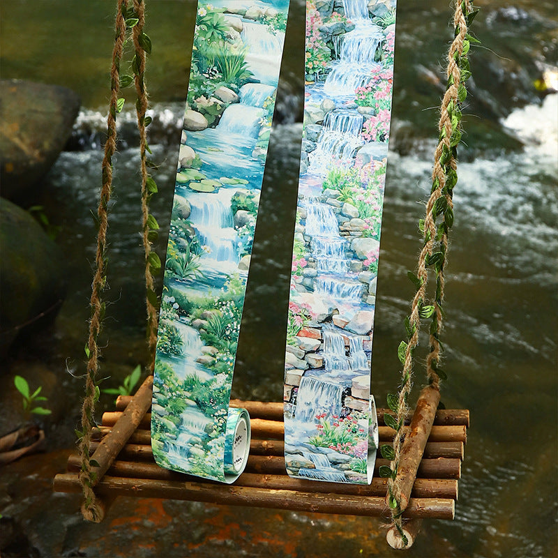 Paper Tape – Stream Humming Series, Landscaping Theme, 6 Options - ViktaShop