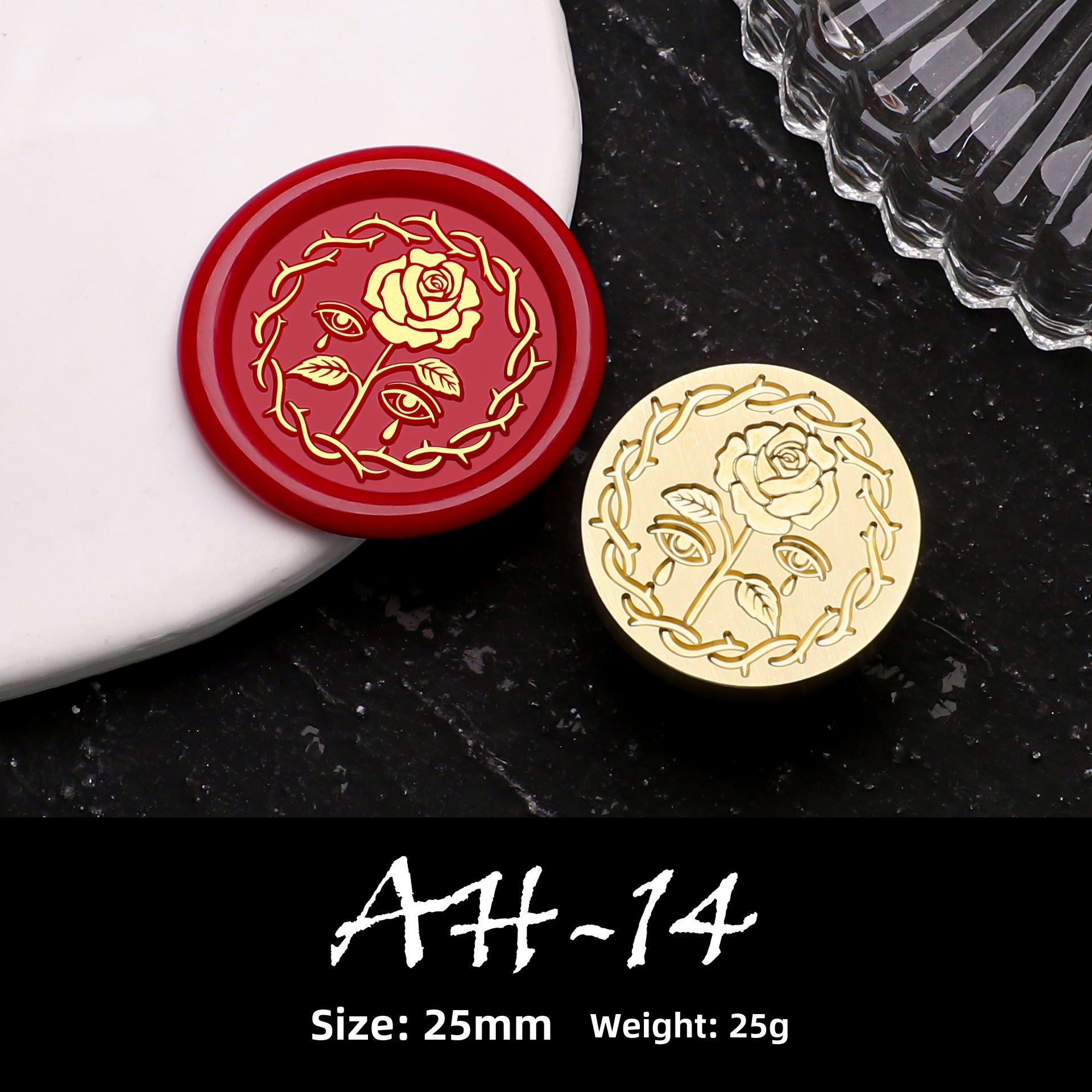 European Color Dark Series Fire Paint Wax Seal Collection - ViktaShop