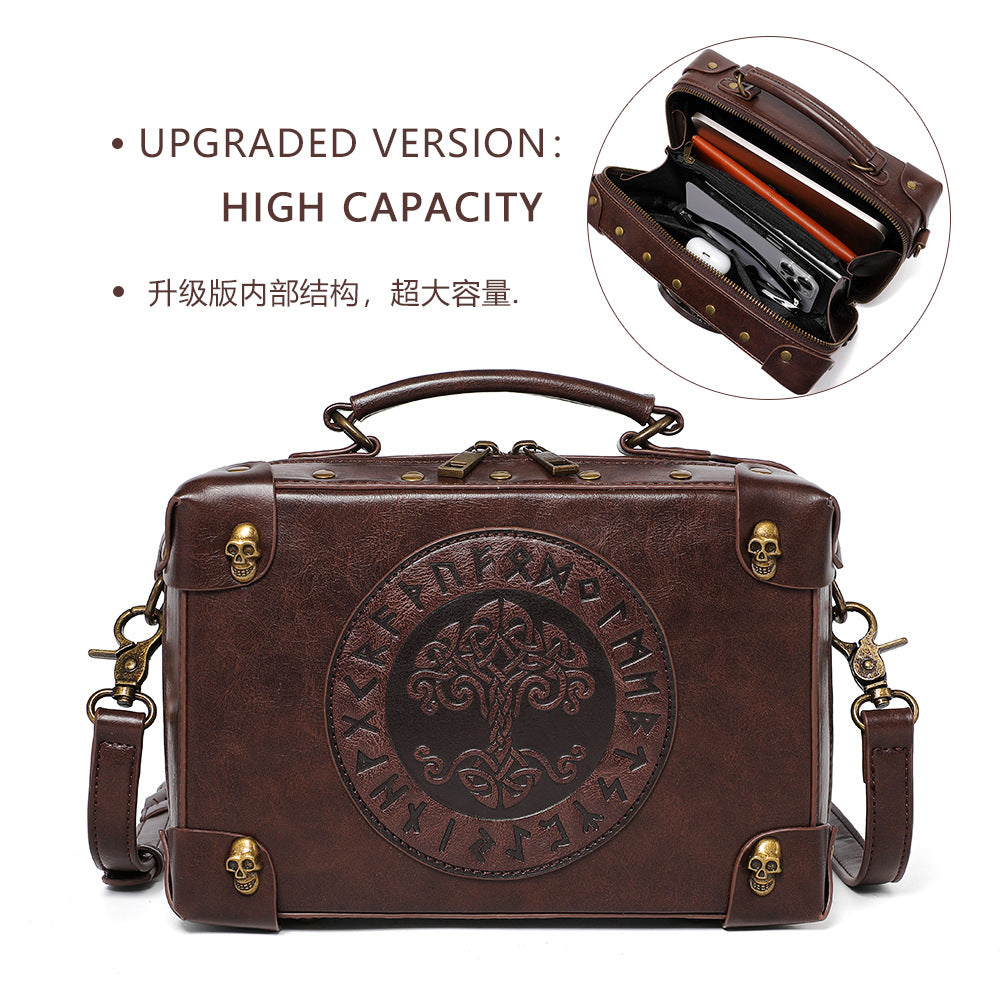 Retro Punk Crossbody Shoulder Bag - ViktaShop