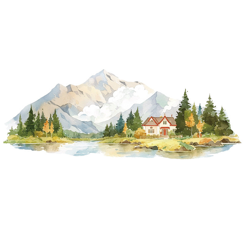 Four Seasons Pastoral House PET Tape, 2m - ViktaShop