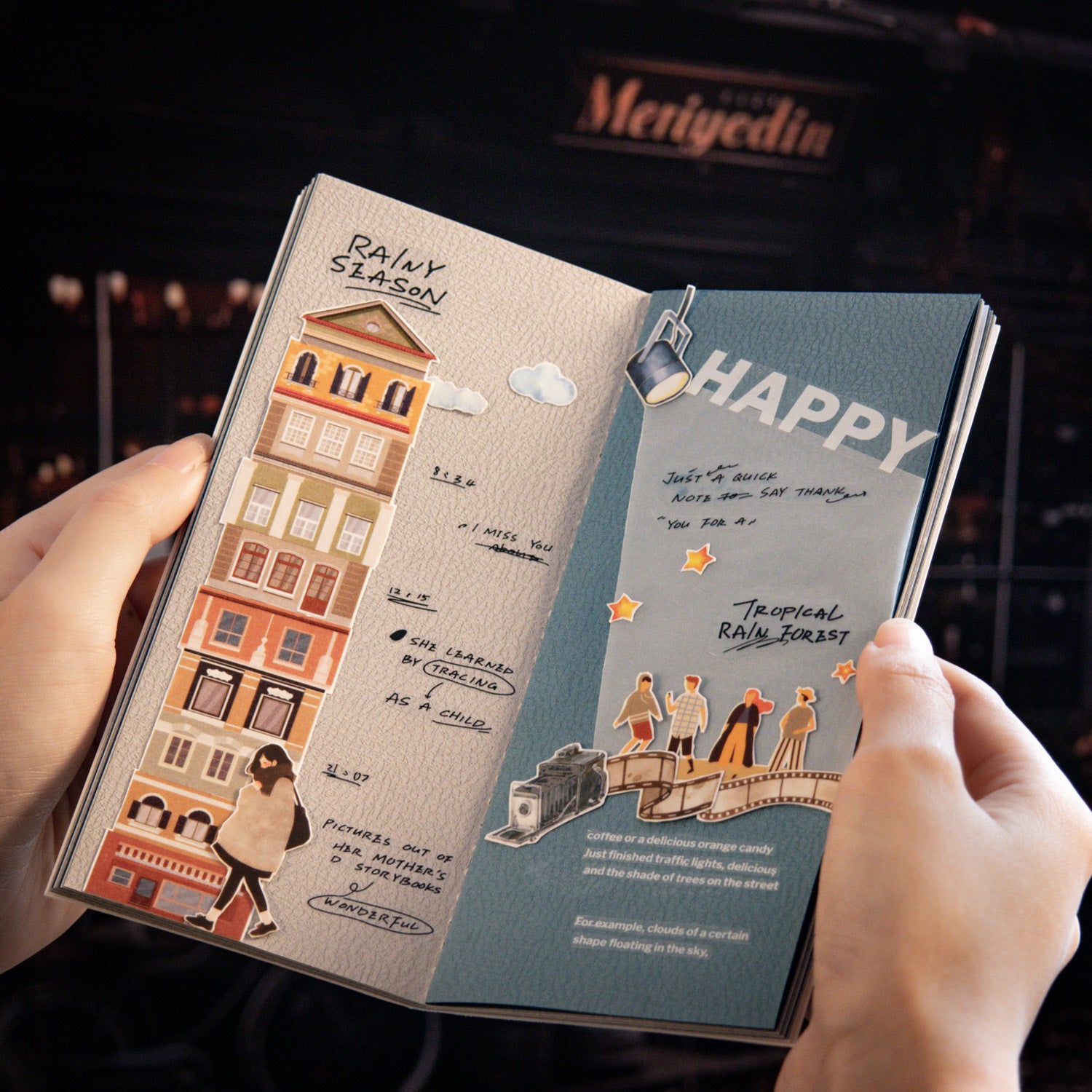 Paper Café Stickers – 6 Designs - ViktaShop