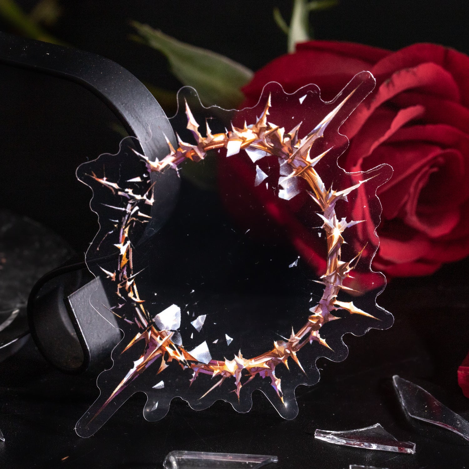 Broken Rose Photo Frame Stickers – 4 Designs - ViktaShop
