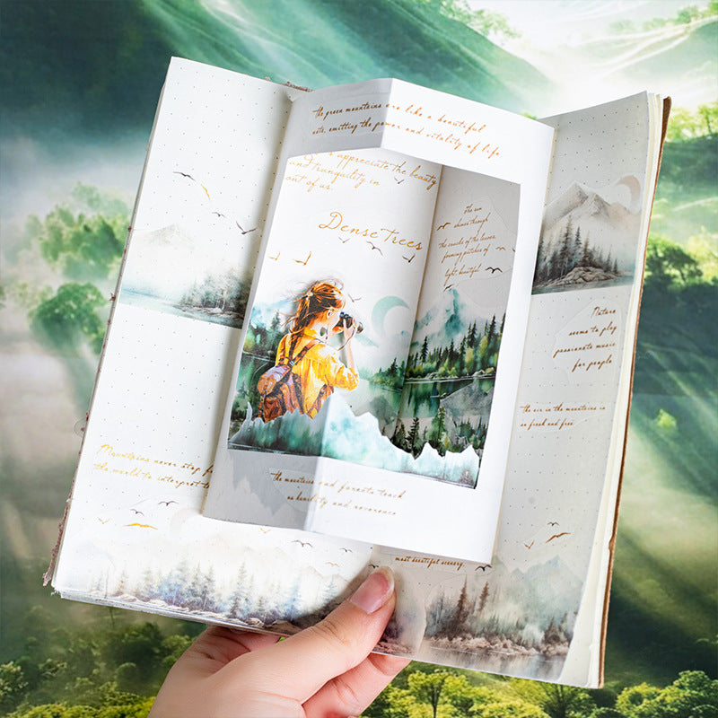 Bronzing & Paper Tape - Mountain Forest Poetry Series - ViktaShop