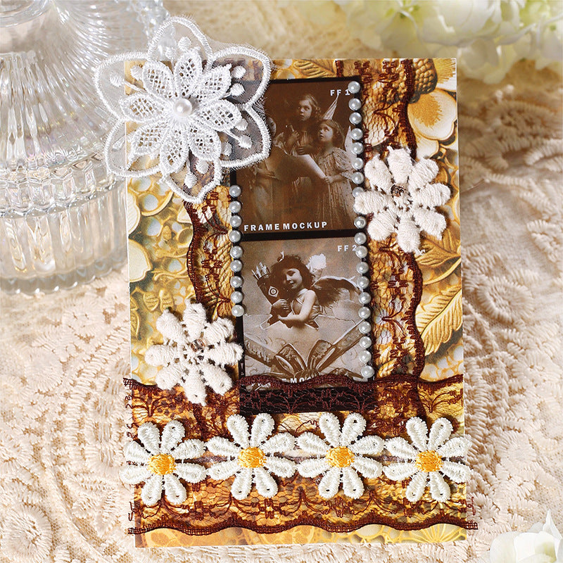 Creative Lace Texture Backing Paper – Lace Series, 6 Options - ViktaShop