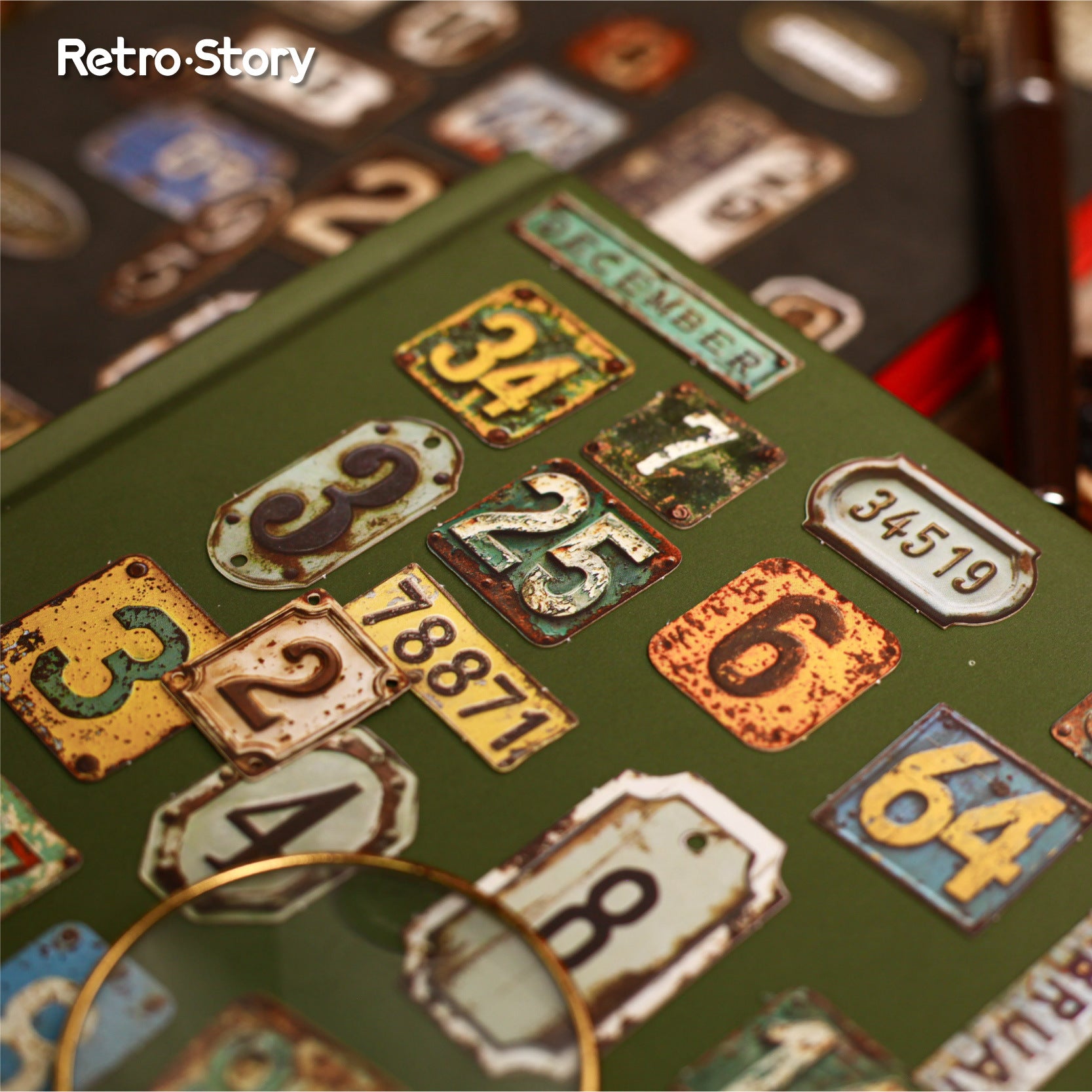 Vintage series sticker pack