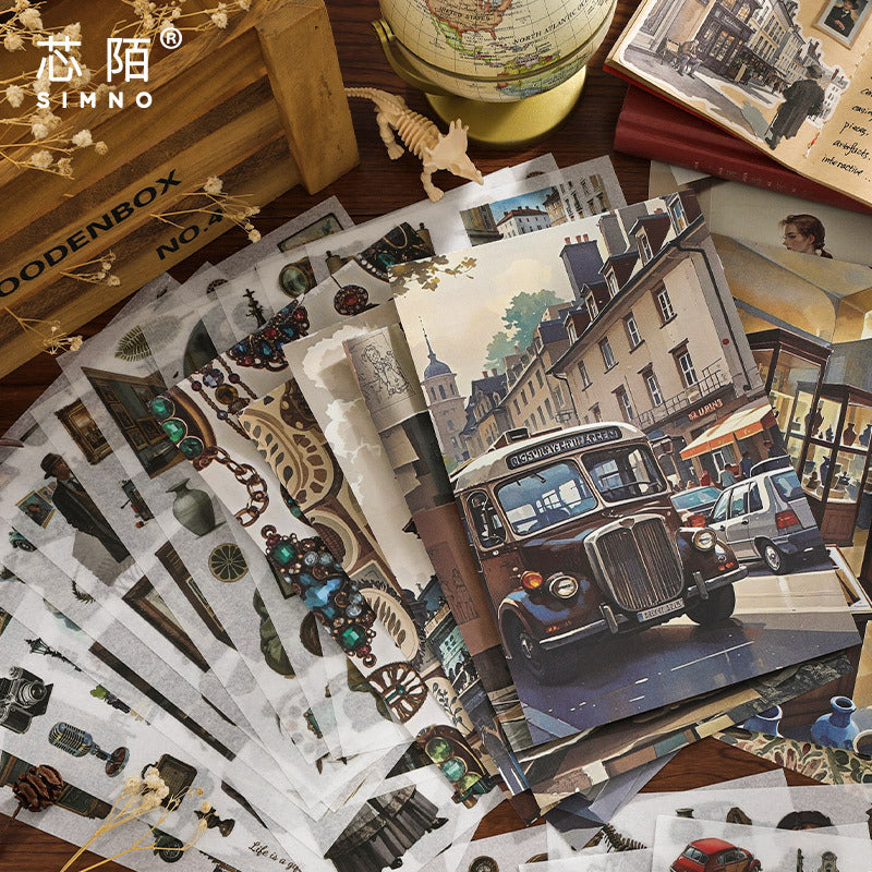 Dual-Material Sticker Book – Slow Life Series, 2 Options - ViktaShop