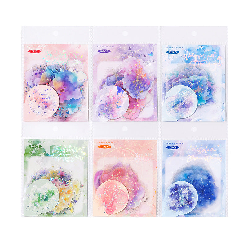 Watercolor PET Stickers - ViktaShop