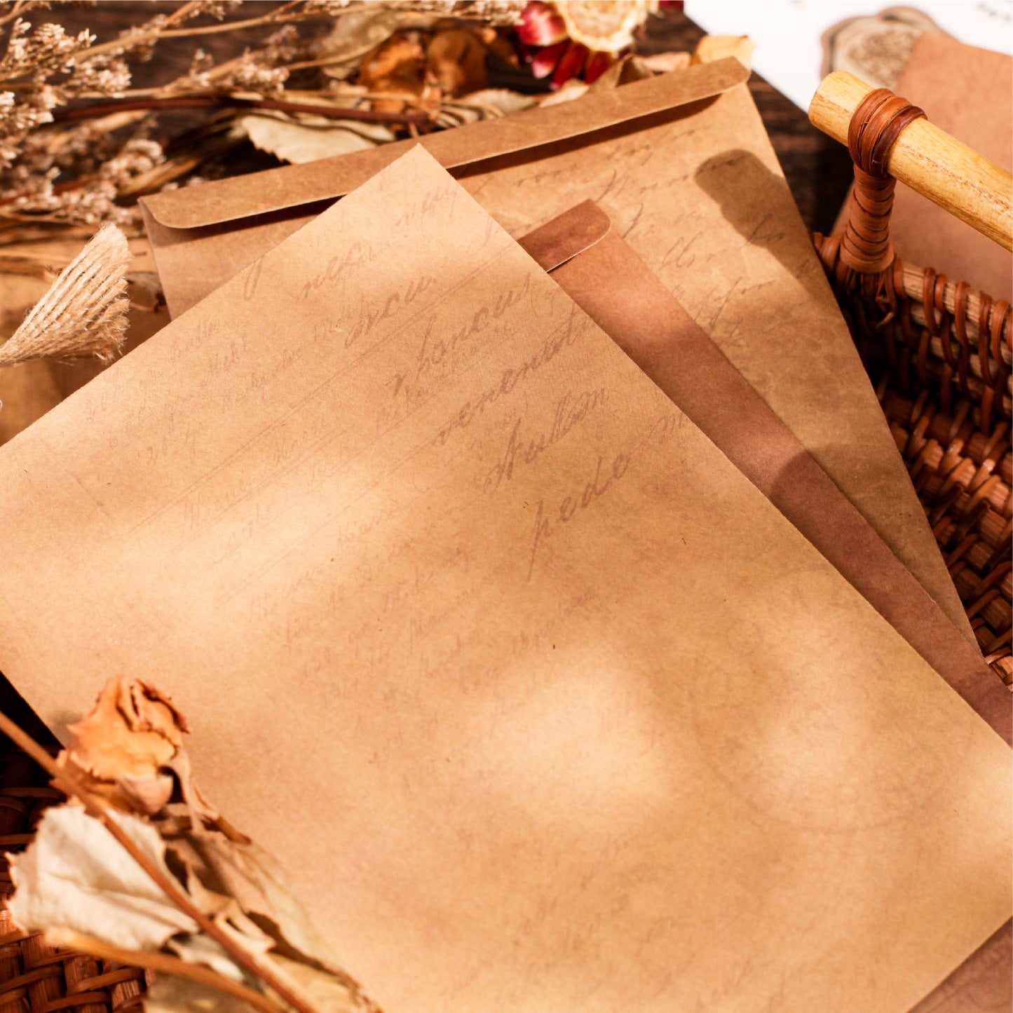 Kraft Paper Envelope & Bookmark Set - ViktaShop