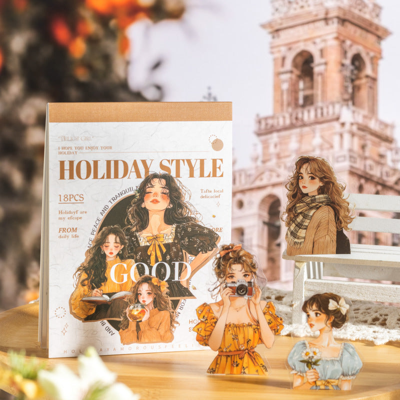 Die-Cut PET Sticker - Holiday Style Series - ViktaShop