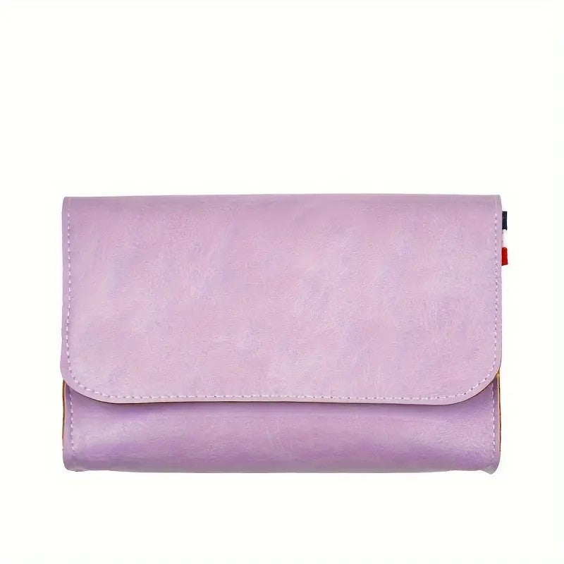 Fashion Large Capacity Leather Cosmetic Bag – Scrapbook Tool Organizer - ViktaShop