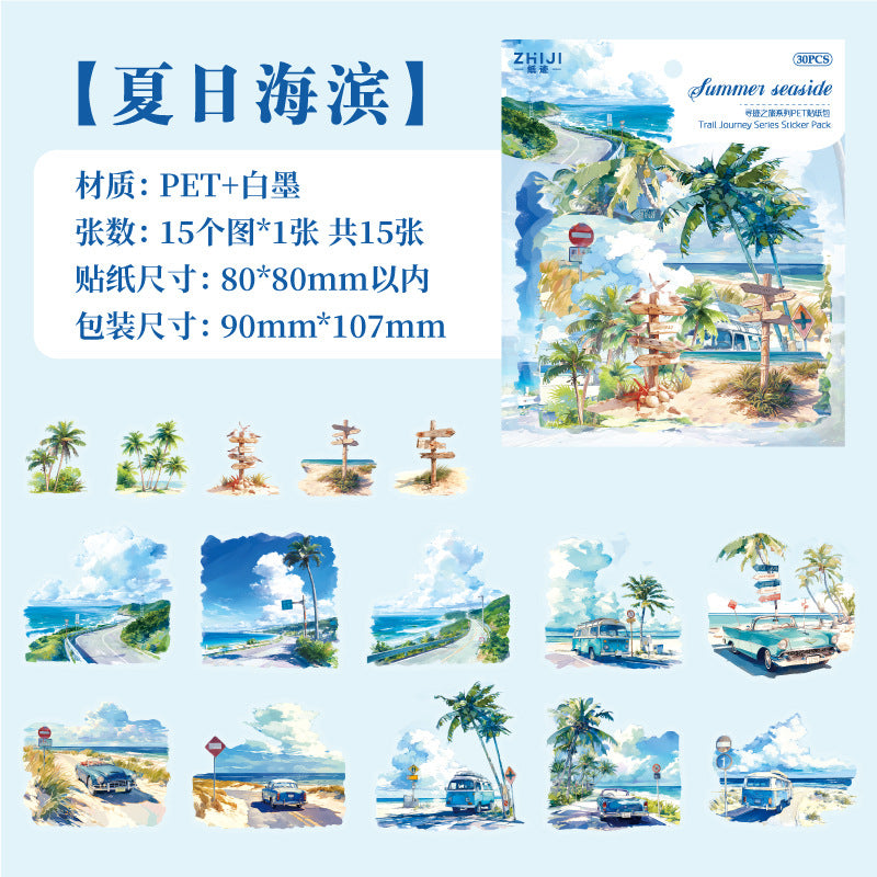 Journey Series PET Stickers - ViktaShop