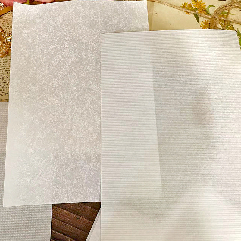 Transparent Rose Embossed Cotton Paper – Handmade, DIY, Scrapbooking - ViktaShop
