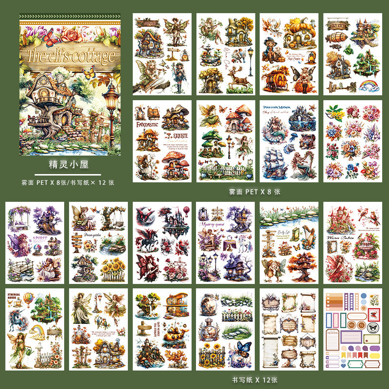 Ice and Snow World Landscape Sticker Book - ViktaShop