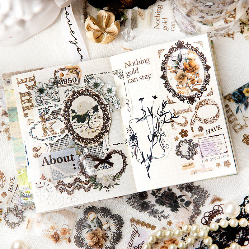 Dark Night Song PET Tape – Lace Series, 350mm - ViktaShop