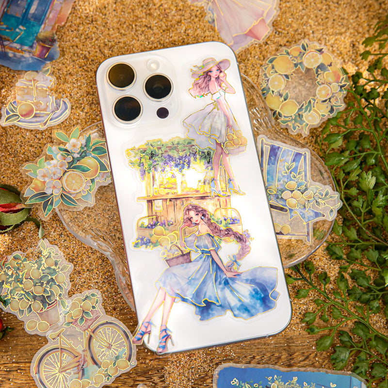 Bronzing Sticker Pack – Summer Trip Series Vacation Theme, 4 Options - ViktaShop