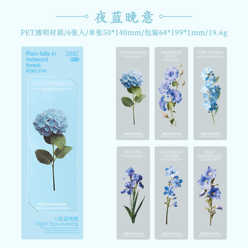 Cross-Border Bookmark - Rainfall Redwood Forest Series - ViktaShop