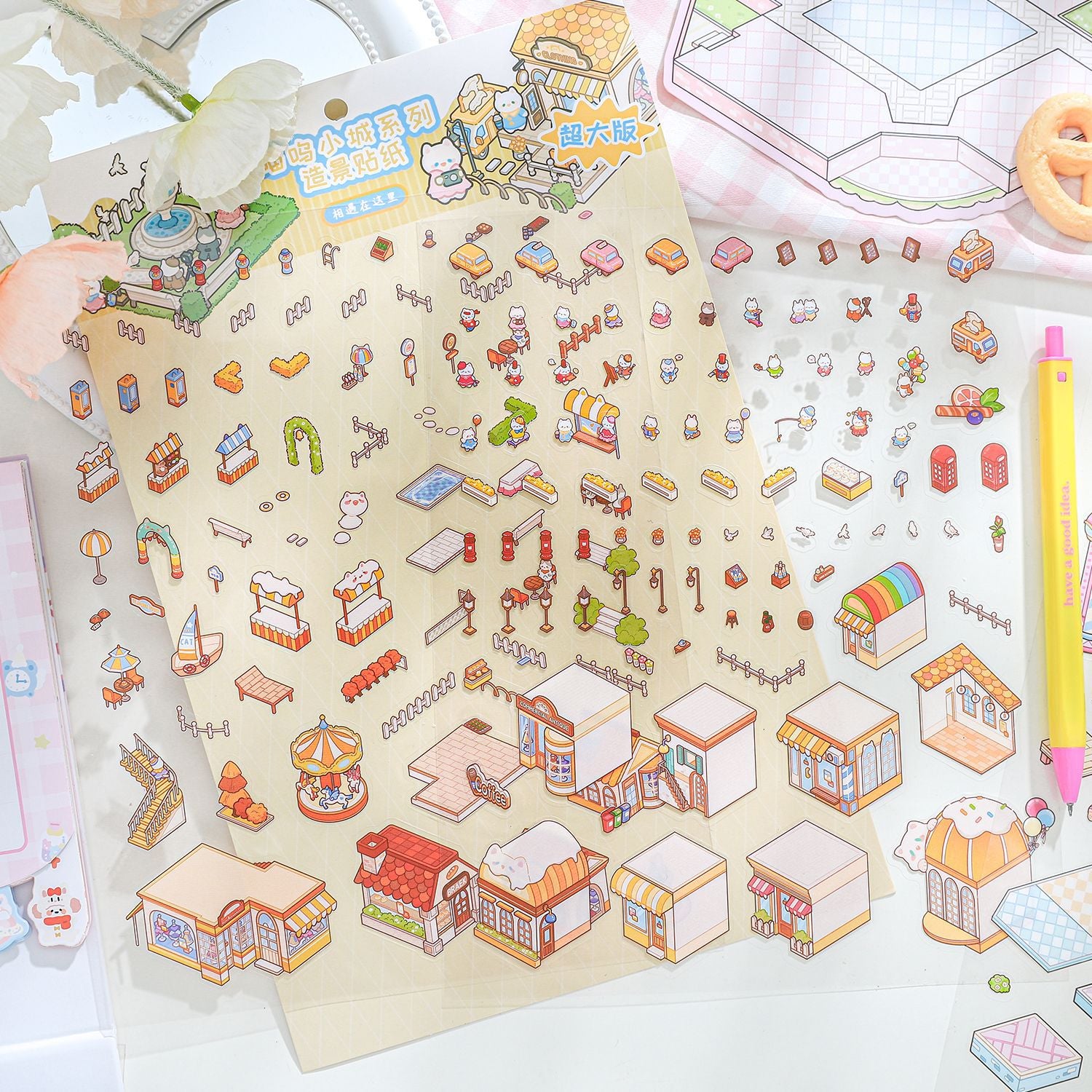 Paper Trace - Miniature Landscape Stickers - ViktaShop
