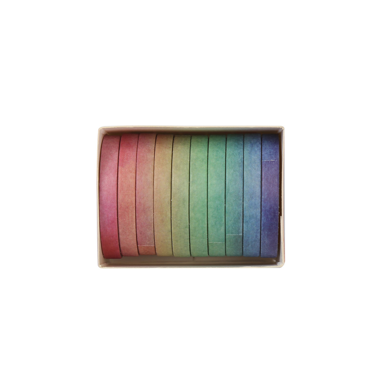 Retro Rainbow Series – Paper Tape, 10 Rolls - ViktaShop