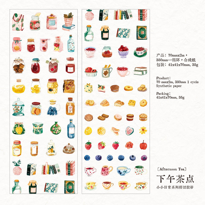 Small Daily Series – Adhesive Tape, Daily Life Theme, 2m - ViktaShop