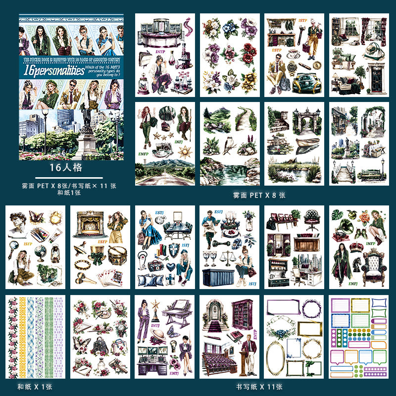 Ice and Snow World Landscape Sticker Book - ViktaShop
