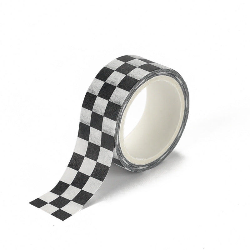 Paper grid creative tape stickers