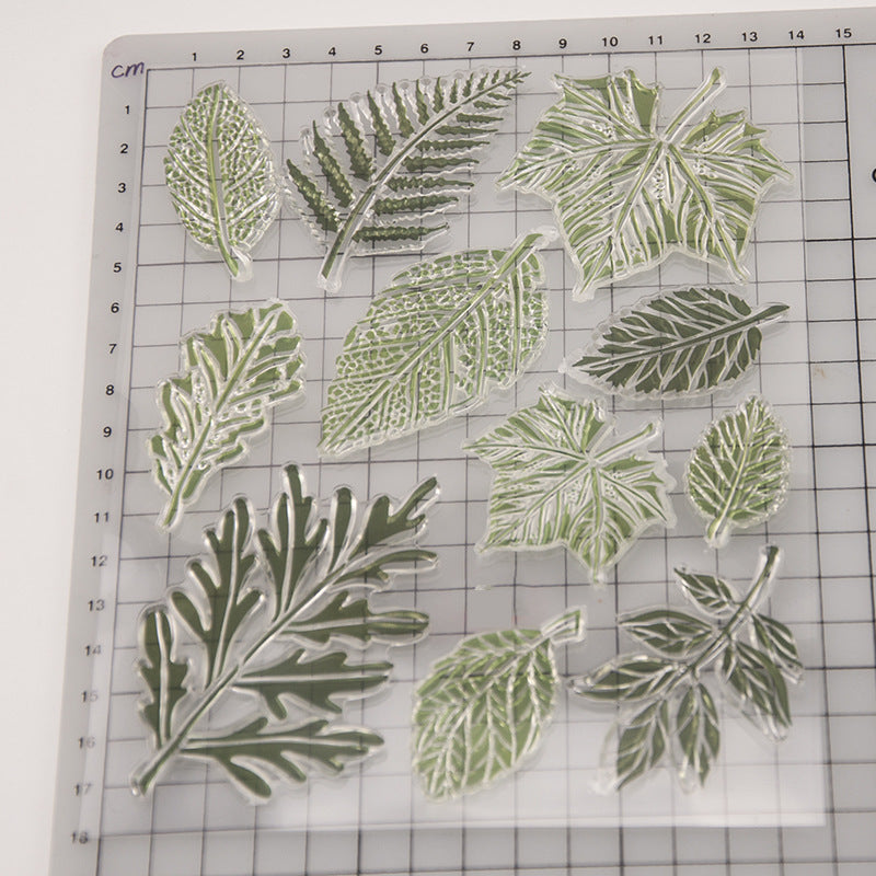 DIY Transparent Stamp for Journal Album - Embossed Design - ViktaShop