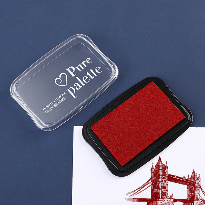 Retro Color Ink Pad – 12 Color Options, for Finger Painting & Stamp DIY - ViktaShop