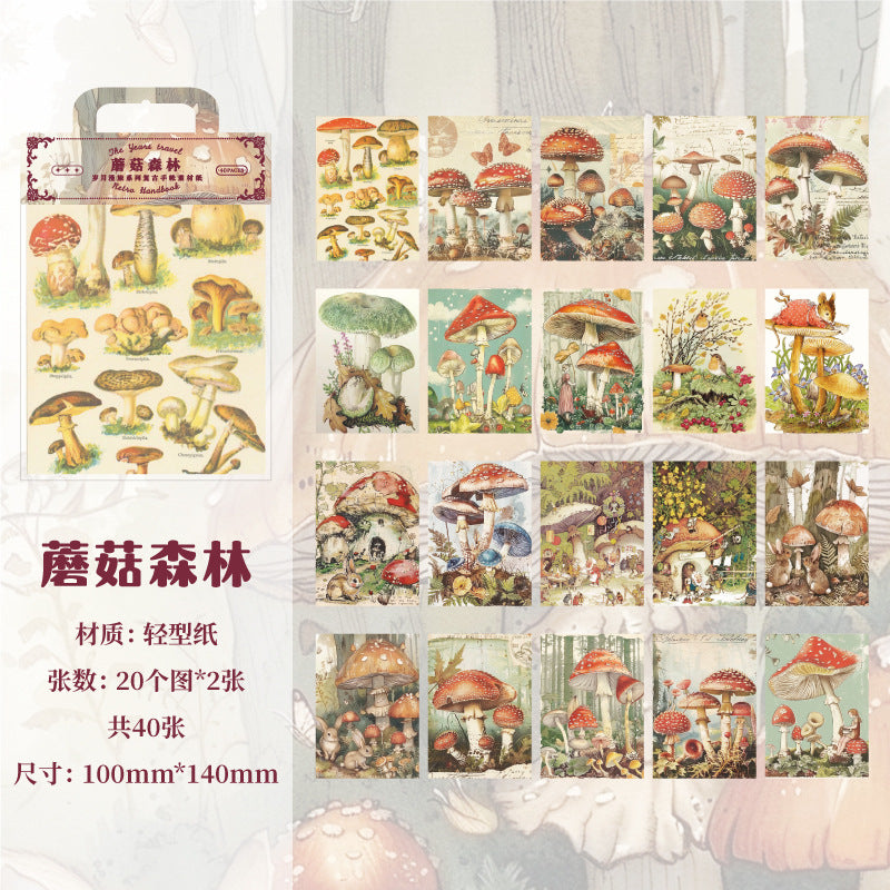 Travel Series Retro Note Paper - 6 Pcs