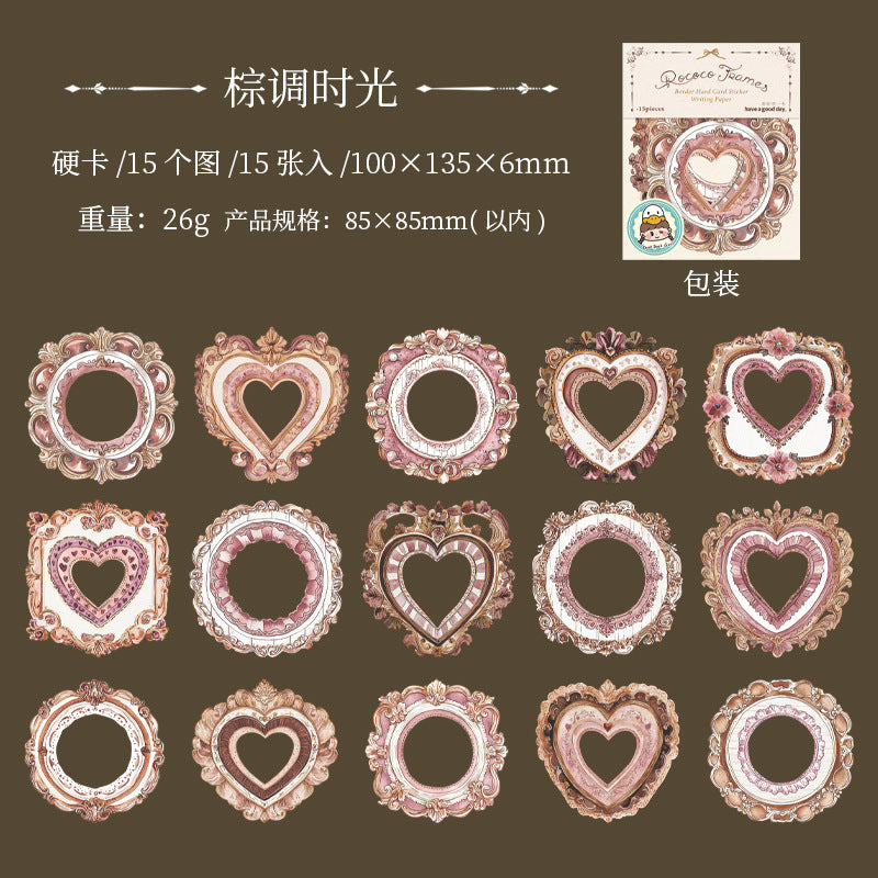 Rococo Frame Border Stickers – 4 Designs - ViktaShop