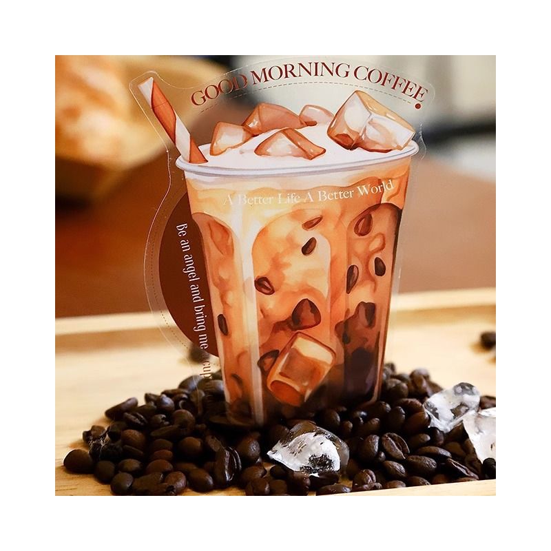Coffee Time PET Sticker 10 psc