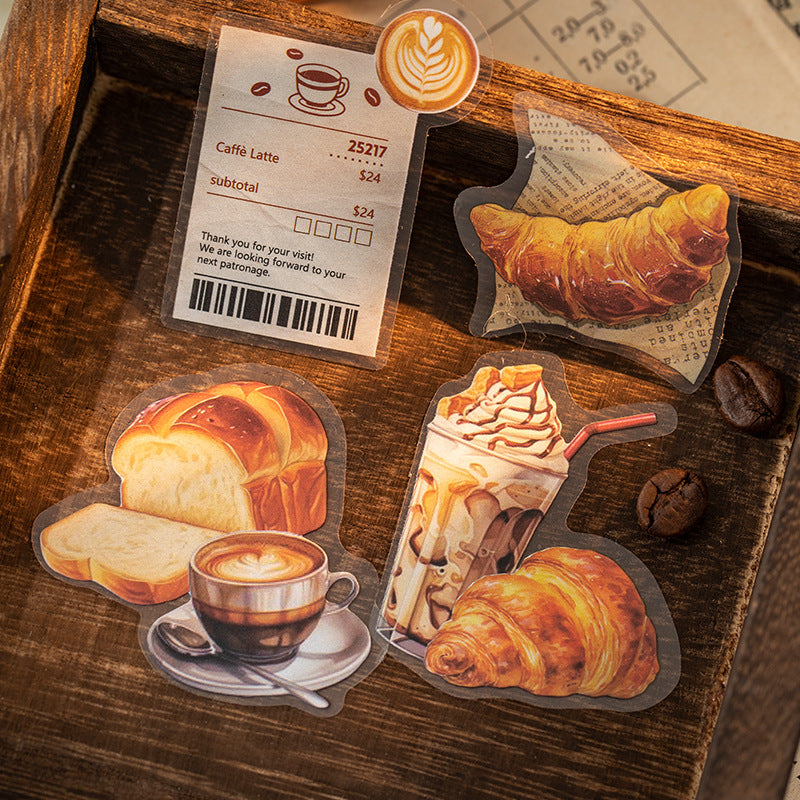Leisure PET Sticker Bag – Half Engraved Coffee Series, Waterproof, 4 Options - ViktaShop