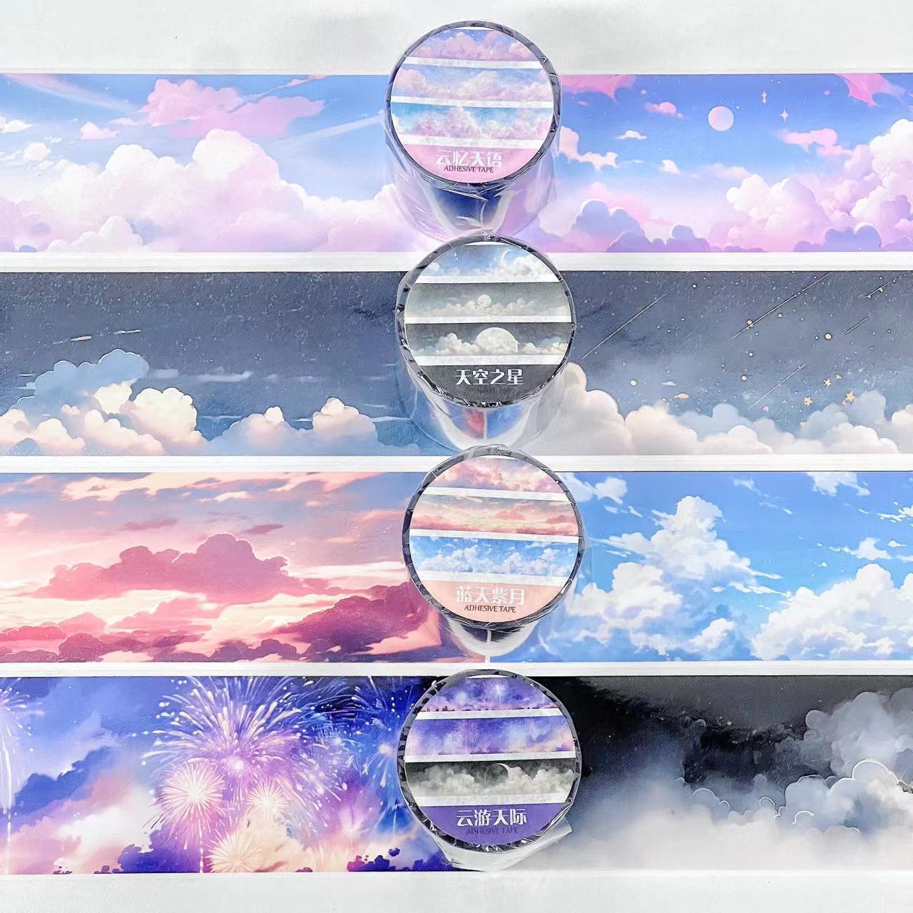 Cloud Sky PET Collage Tape, 2m - ViktaShop