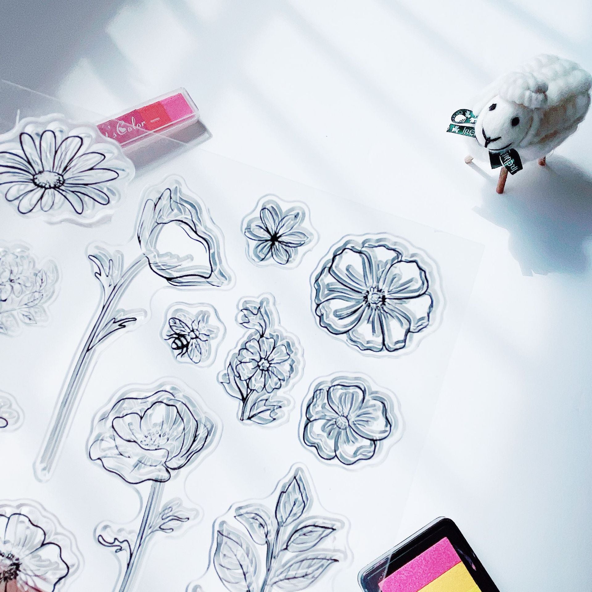 Lotus Transparent Silicone Stamp – DIY Journal & Scrapbooking Decoration - ViktaShop